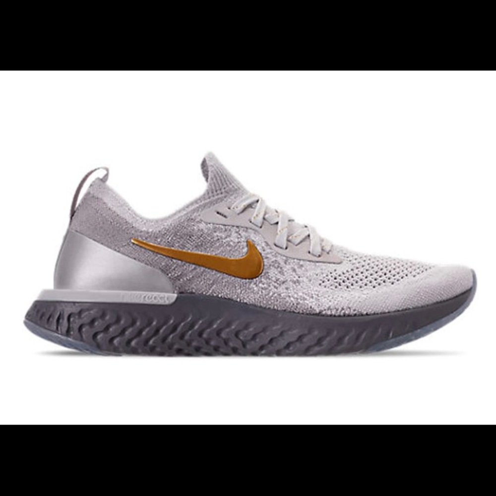 Epic React Flyknit Premium Vast Grey Gold